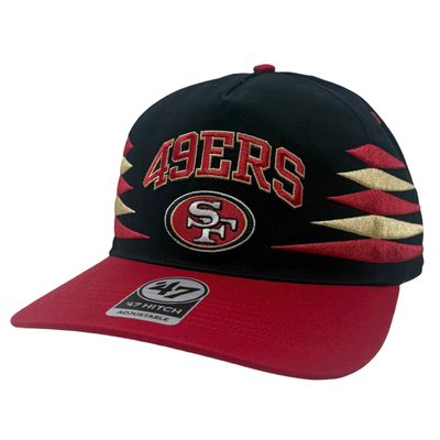 San Francisco 49ers Men’s Black Diamond Cut 47 Brand Snapback Hat San Francisco 49ers Men’s Black Diamond Cut 47 Brand Snapback Hat