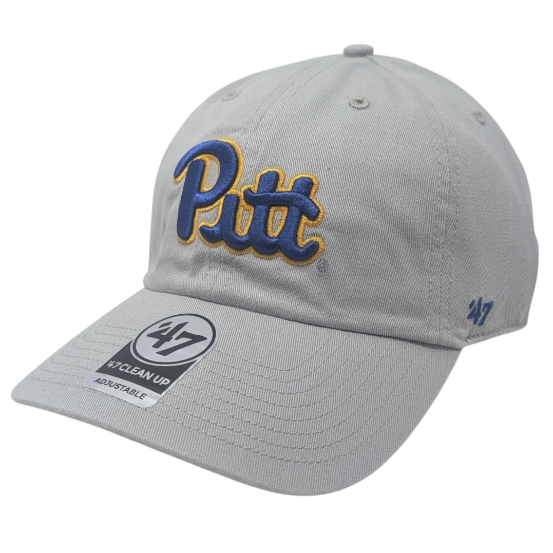 Pitt Panthers Men’s Gray 47 Brand Clean Up Adjustable Hat Pitt Panthers Men’s Gray 47 Brand Clean Up Adjustable Hat