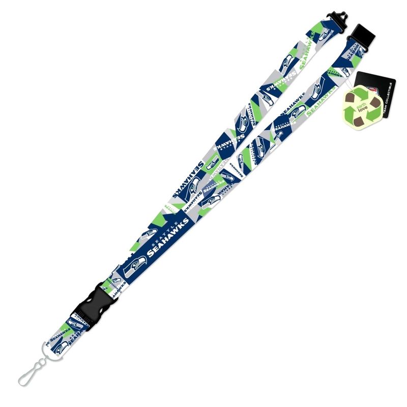 Seattle Seahawks Shattered 1" Lanyard