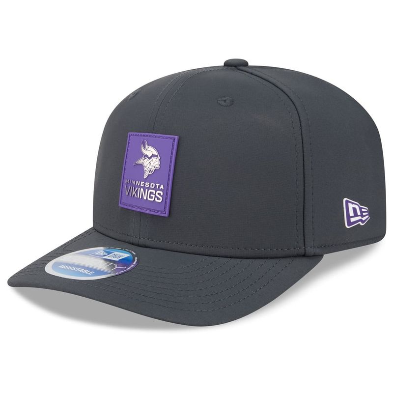 Minnesota Vikings Men's Charcoal New Era Sideline 9SEVENTY Trucker Adjustable Hat Minnesota Vikings Men's Charcoal New Era Sideline 9SEVENTY Trucker Adjustable Hat