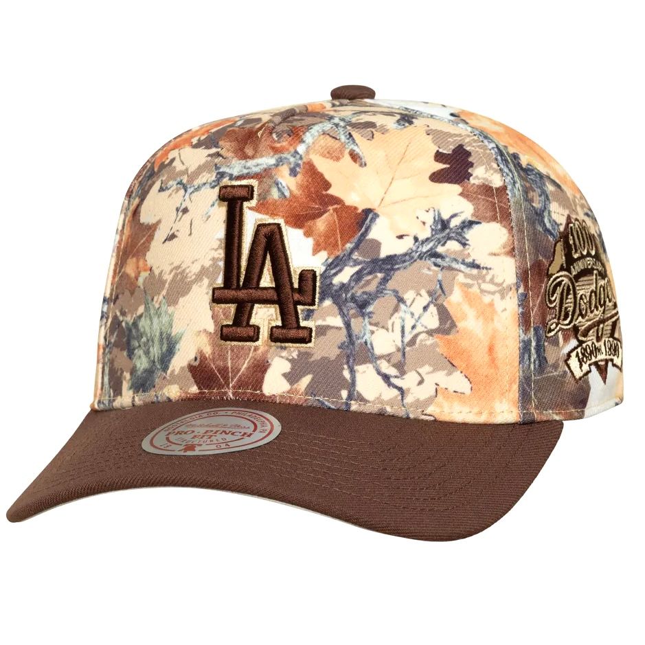 Los Angeles Dodgers Men's MLB Leaf Camo Pro Pinch Snapback Hat Los Angeles Dodgers Men's MLB Leaf Camo Pro Pinch Snapback Hat