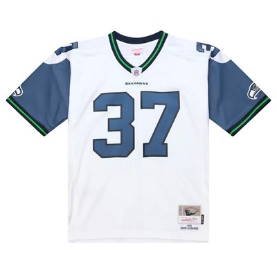 Seattle Seahawks Shaun Alexander 2005 White Mitchell & Ness Men's Legacy Jersey Seattle Seahawks Shaun Alexander 2005 White Mitchell & Ness Men's Legacy Jersey