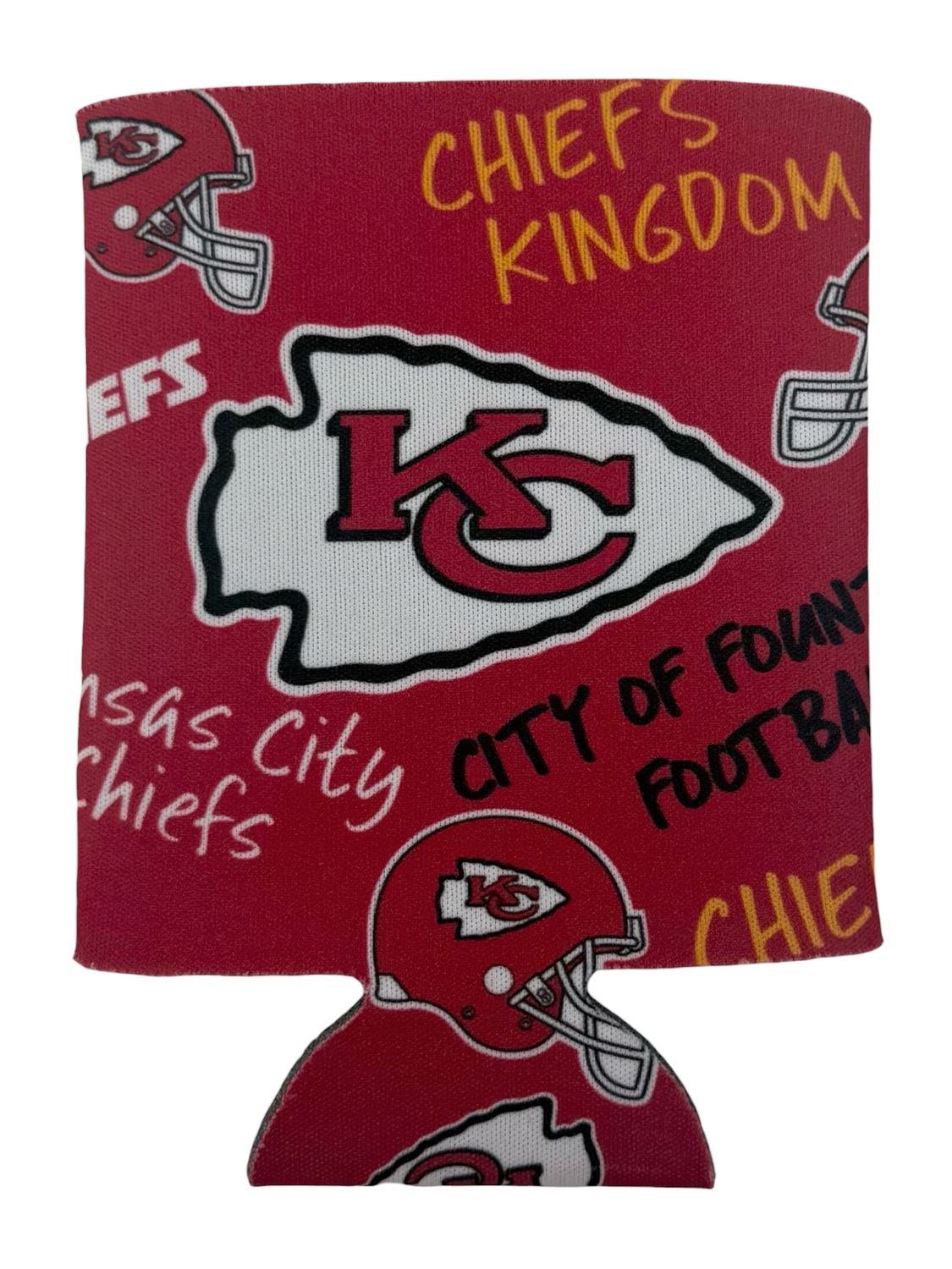 Kansas City Chiefs 12 Ounce Can Cooler Koozie Kansas City Chiefs 12 Ounce Can Cooler Koozie
