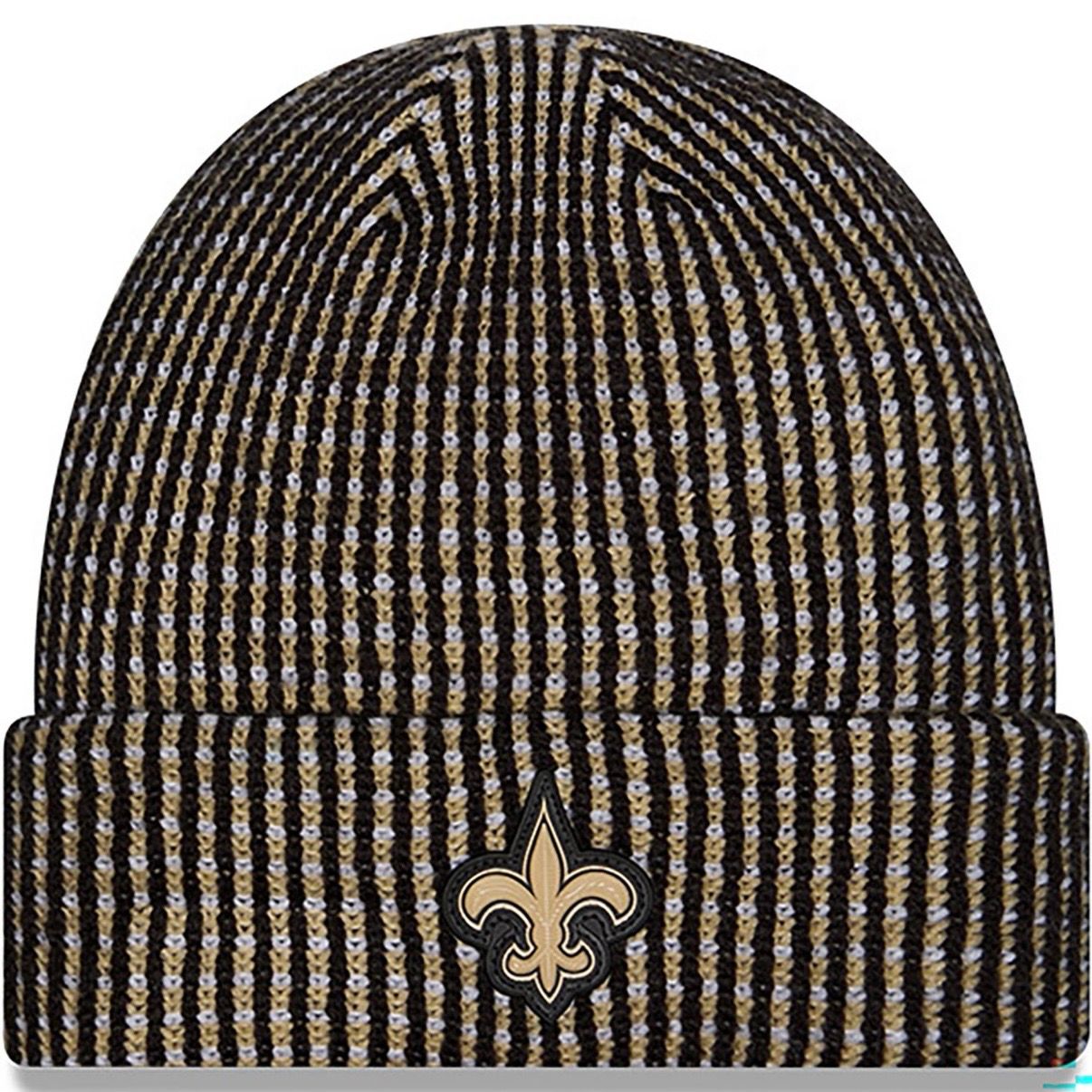 New Orleans Saints Men's 2026 New Era Sideline Cuffed Knit Hat New Orleans Saints Men's 2026 New Era Sideline Cuffed Knit Hat