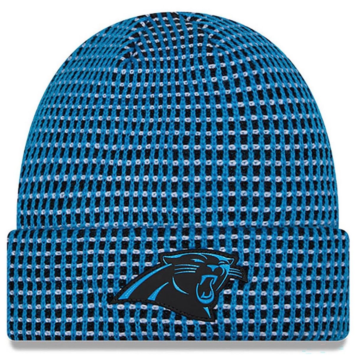 Carolina Panthers Men's Blue 2026 New Era Sideline Cuffed Knit Hat