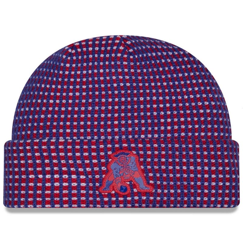 New England Patriots Men's Historic 2026 New Era Sideline Cuffed Knit Hat New England Patriots Men's Historic 2026 New Era Sideline Cuffed Knit Hat