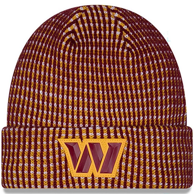 Washington Commanders Men's 2026 New Era Sideline Cuffed Knit Hat Washington Commanders Men's 2026 New Era Sideline Cuffed Knit Hat