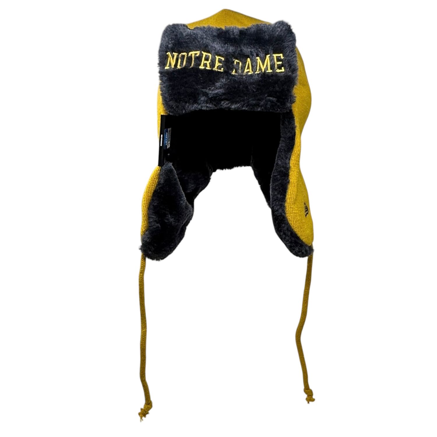 Notre Dame Fighting Irish Men's New Era Helmet Head Trapper Knit Hat Notre Dame Fighting Irish Men's New Era Helmet Head Trapper Knit Hat