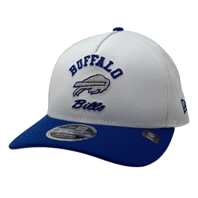 Buffalo Bills Men's White New Era 2026 Rivalries Collection 9FORTY Adjustable A-Frame Hat