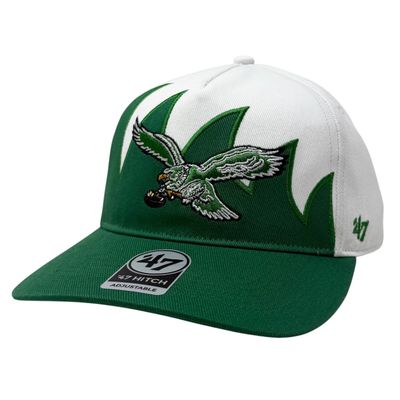 Philadelphia Eagles Men's Historic Jagged 47 Hitch Adjustable Hat Philadelphia Eagles Men's Historic Jagged 47 Hitch Adjustable Hat