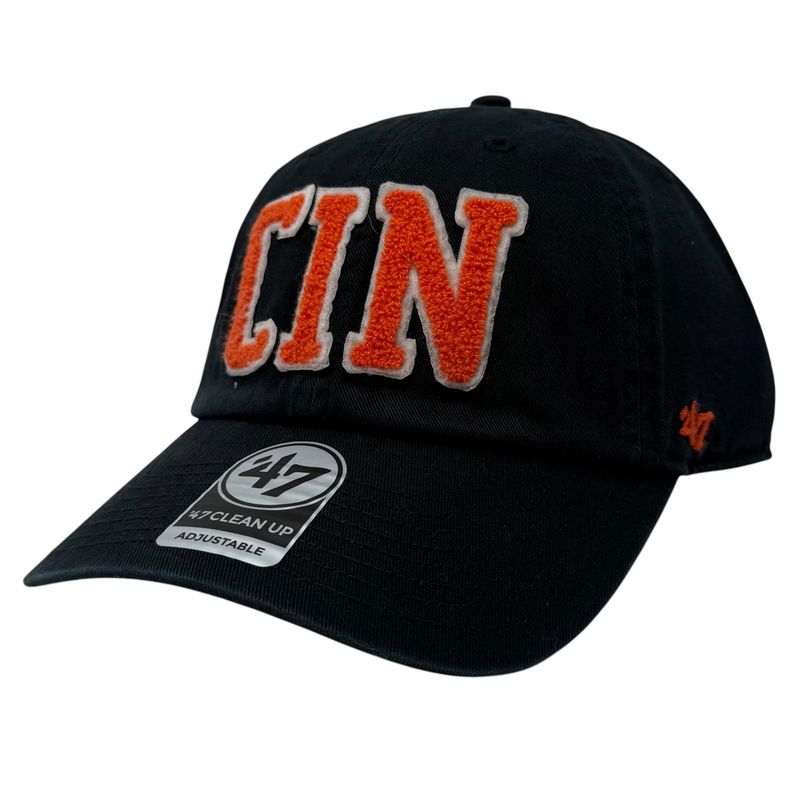 Cincinnati Bengals Men’s Black 47 Clean Up Adjustable Hat Cincinnati Bengals Men’s Black 47 Clean Up Adjustable Hat
