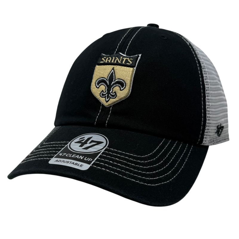 New Orleans Saints Men’s Historic 47 Brand Clean Up Adjustable Hat New Orleans Saints Men’s Historic 47 Brand Clean Up Adjustable Hat