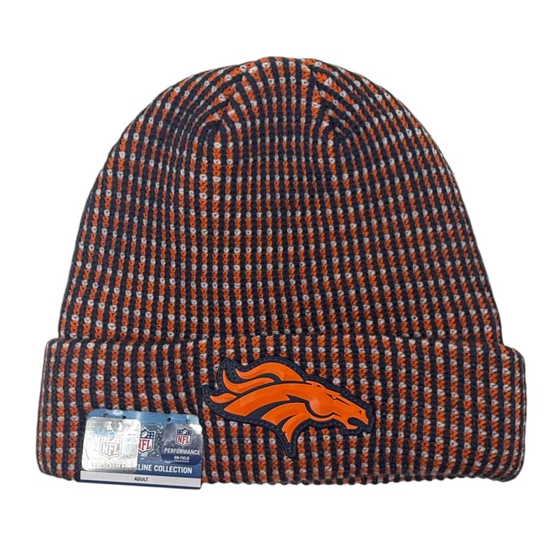 Denver Broncos Men's 2026 New Era Sideline Cuffed Knit Hat