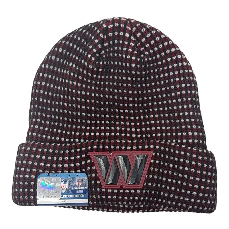 Washington Commanders Men's 2026 New Era Sideline Cuffed Knit Hat Washington Commanders Men's 2026 New Era Sideline Cuffed Knit Hat