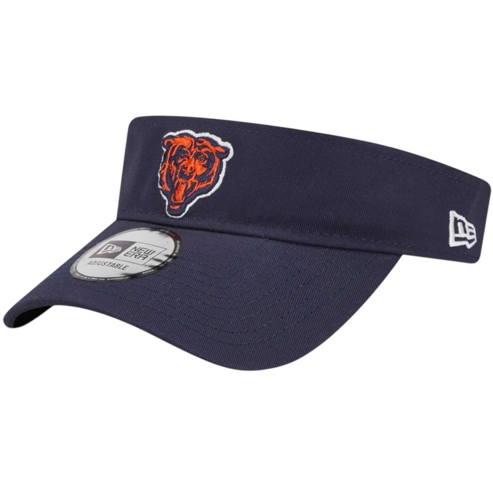 Chicago Bears Men’s Navy New Era Main Adjustable Visor