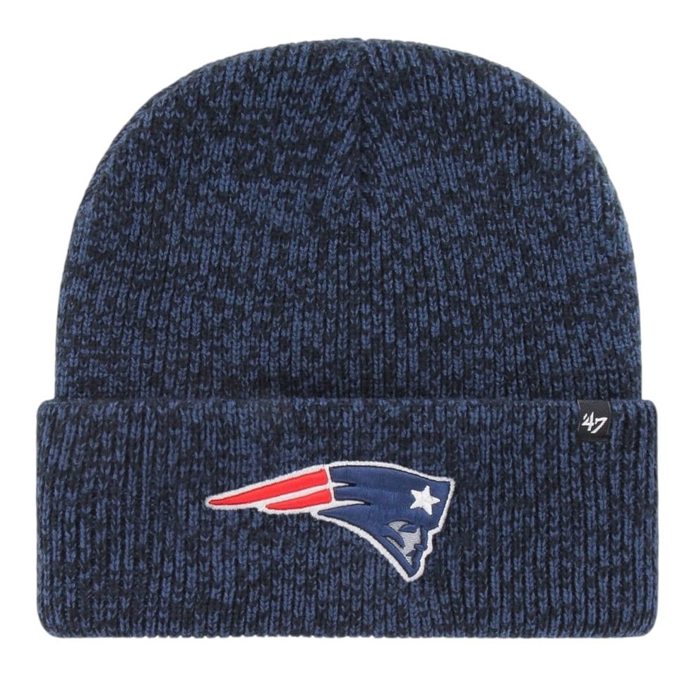 New England Patriots Men’s Navy Brain Freeze 47 Cuffed Knit Hat
