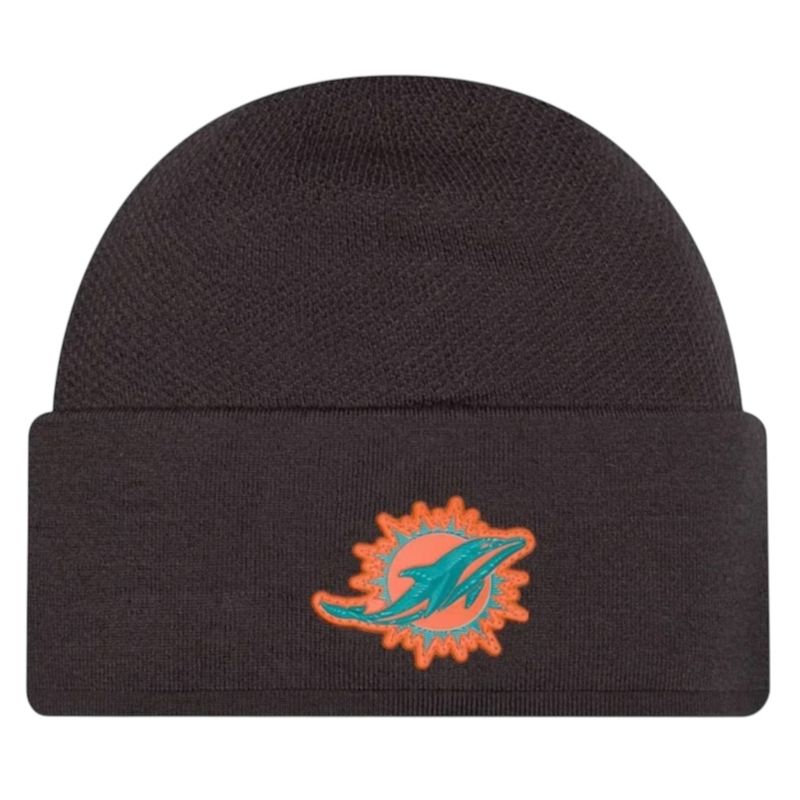 Miami Dolphins 2026 Sideline Cold Weather Skully Knit Hat Miami Dolphins 2026 Sideline Cold Weather Skully Knit Hat