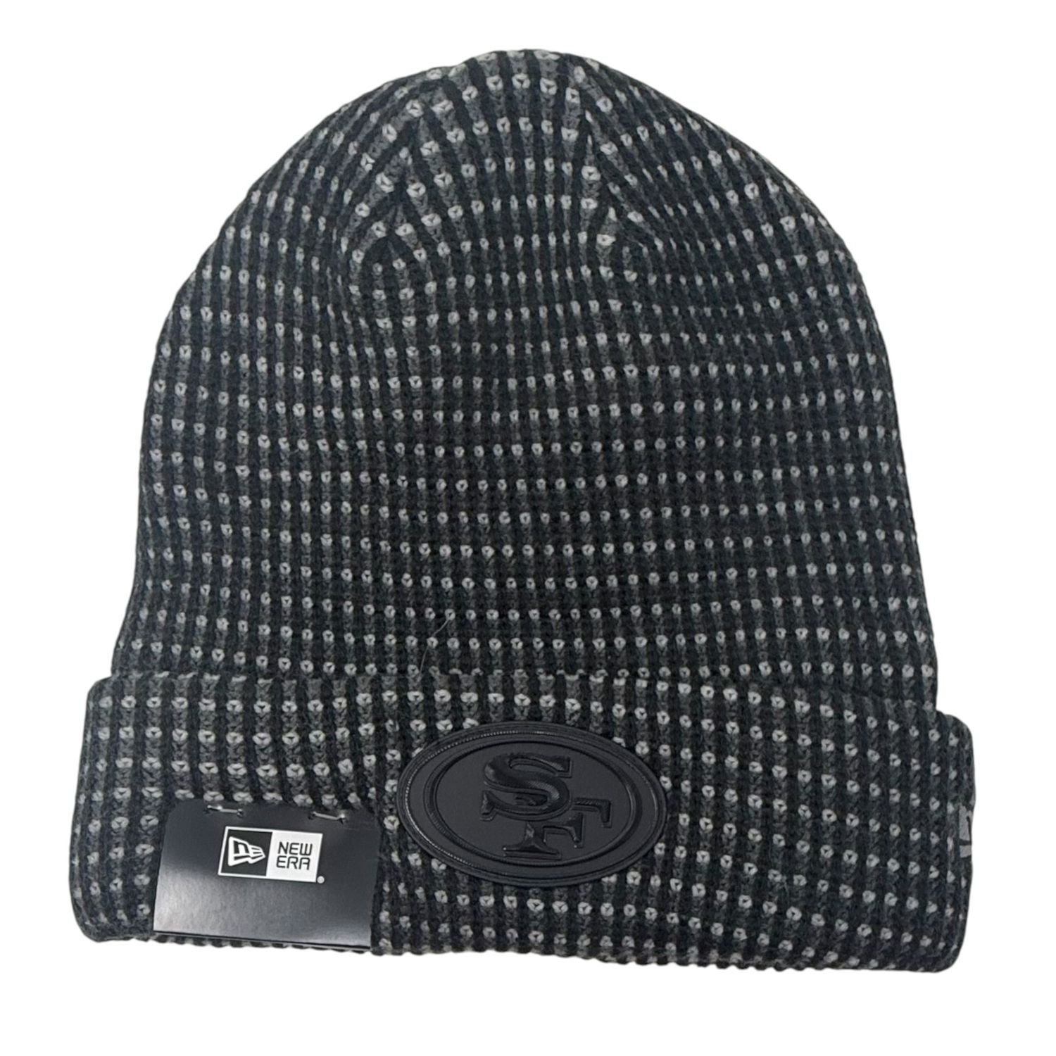 San Francisco 49ers Men's Black 2026 New Era Sideline Cuffed Knit Hat San Francisco 49ers Men's Black 2026 New Era Sideline Cuffed Knit Hat