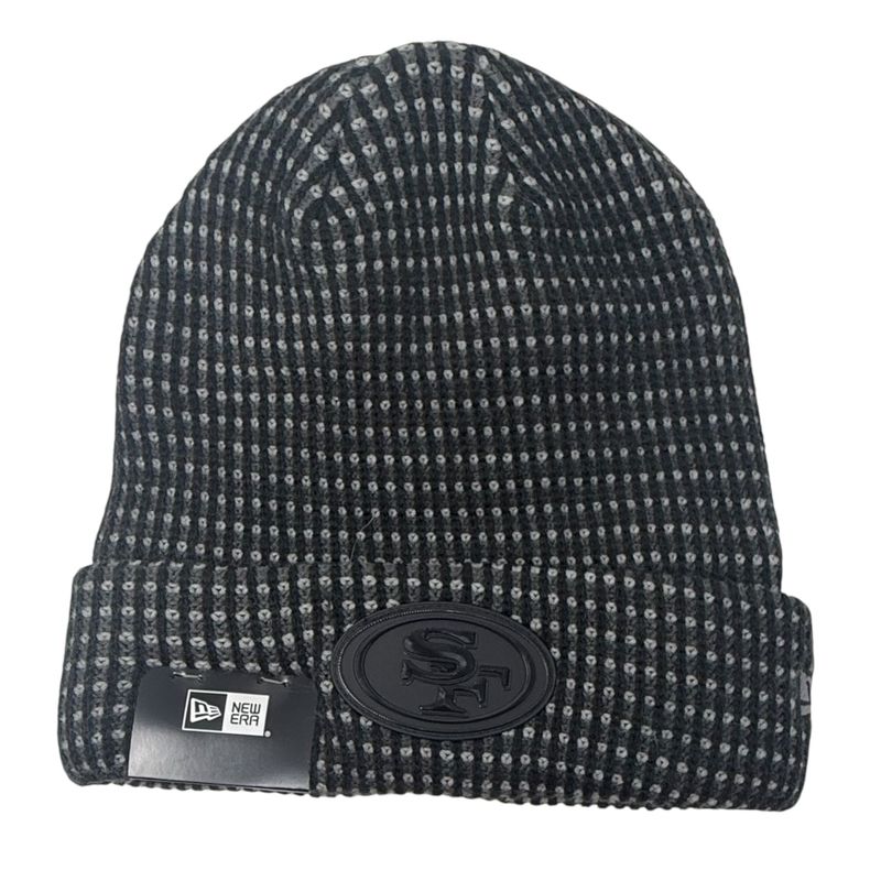San Francisco 49ers Men's Black 2026 New Era Sideline Cuffed Knit Hat San Francisco 49ers Men's Black 2026 New Era Sideline Cuffed Knit Hat