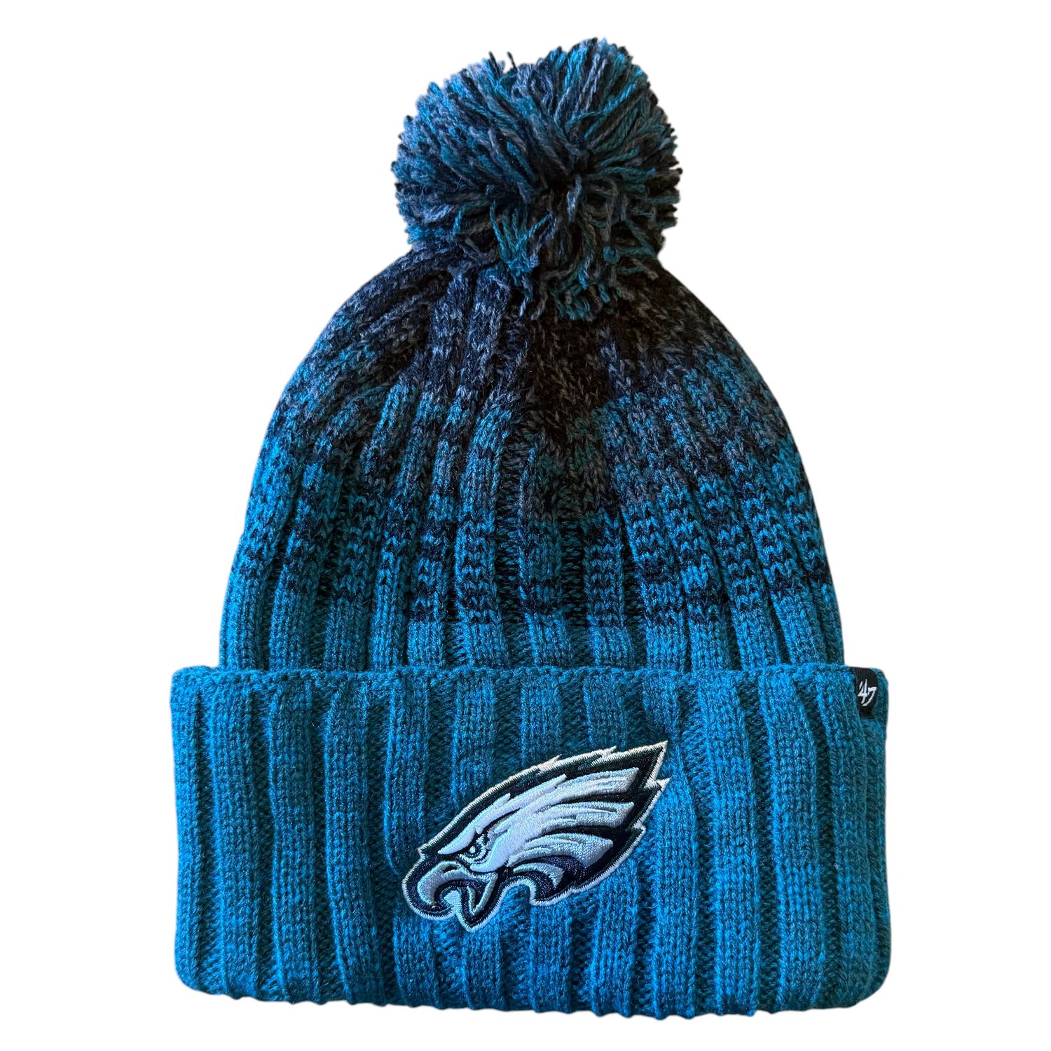 Philadelphia Eagles Youth 47 Cuffed Pom Knit Hat Philadelphia Eagles Youth 47 Cuffed Pom Knit Hat