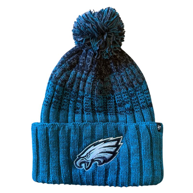 Philadelphia Eagles Youth 47 Cuffed Pom Knit Hat Philadelphia Eagles Youth 47 Cuffed Pom Knit Hat