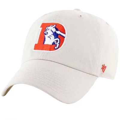 Denver Broncos Men’s Historic Natural 47 Brand Clean Up Adjustable Hat Denver Broncos Men’s Historic Natural 47 Brand Clean Up Adjustable Hat