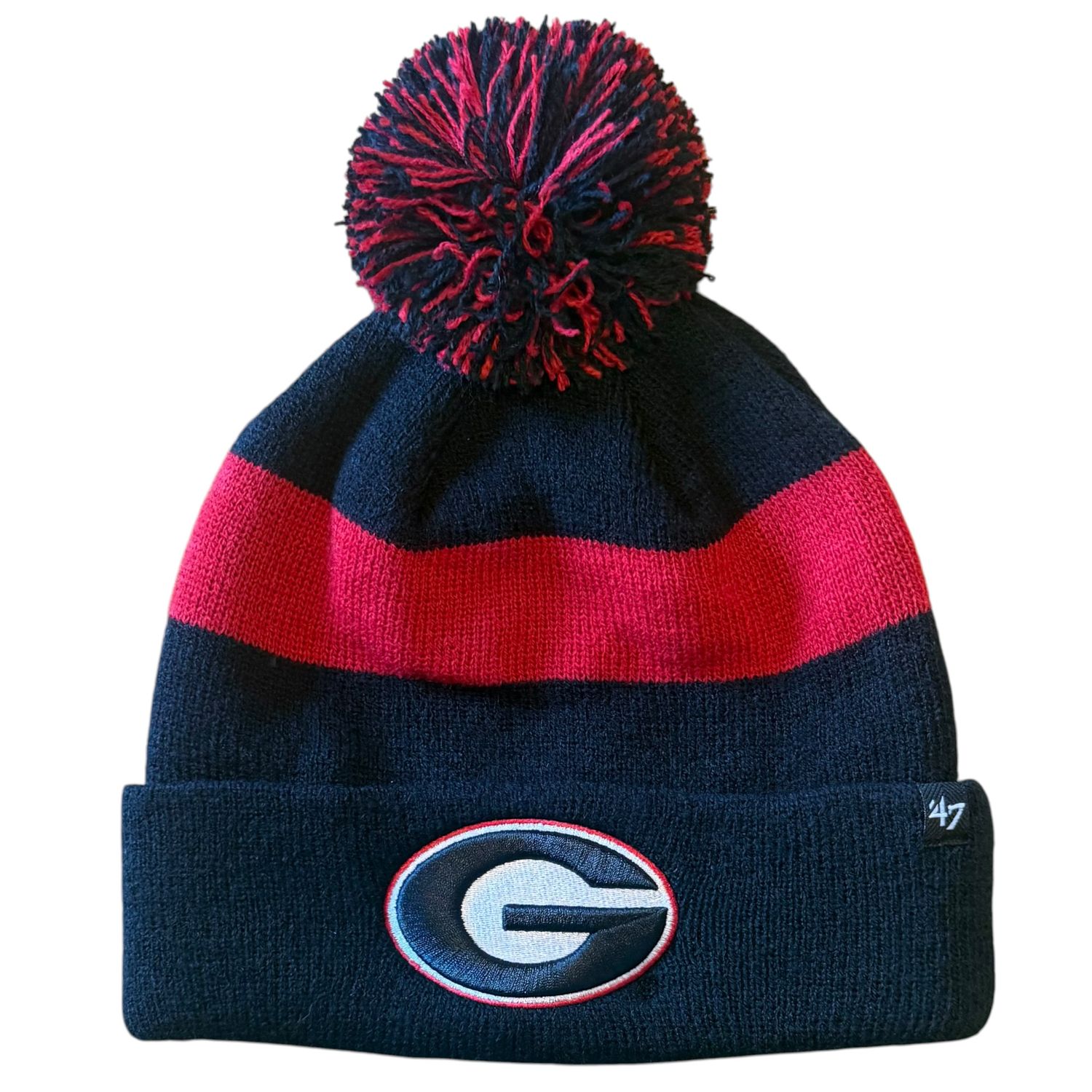 Georgia Bulldogs Men's State Line 47 Cuffed Knit Hat Georgia Bulldogs Men's State Line 47 Cuffed Knit Hat