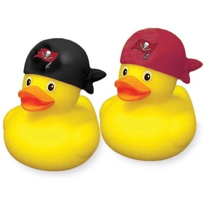 Tampa Bay Buccaneers Rubber Ducks 2-Pack Set