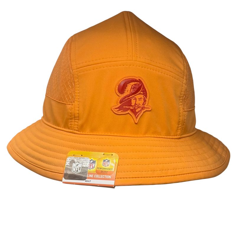 Tampa Bay Buccaneers Men's Creamsicle 2026 NFL Sideline Bucket Hat Tampa Bay Buccaneers Men's Creamsicle 2026 NFL Sideline Bucket Hat