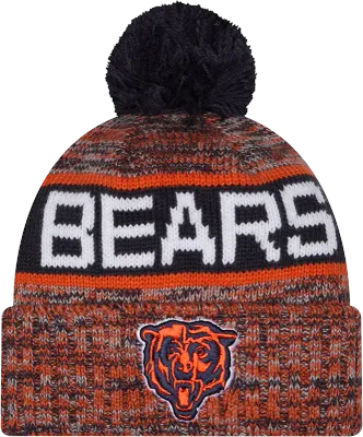 Chicago Bears Men’s New Era Tri-Color Knit Pom Hat Chicago Bears Men’s New Era Tri-Color Knit Pom Hat