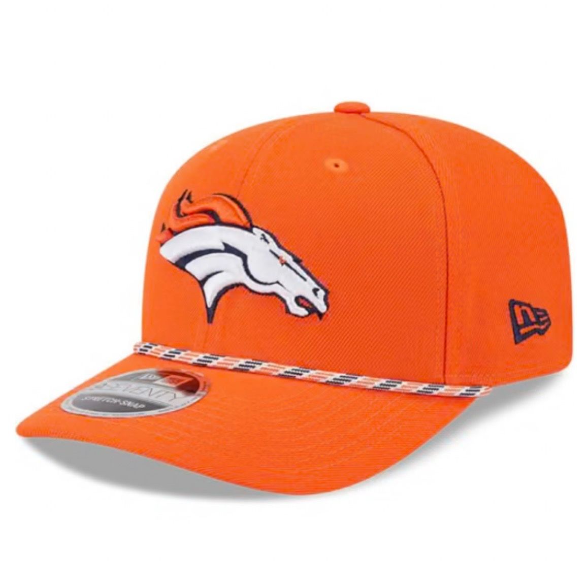 Denver Broncos Men's Historic Orange Multi-Rope Color New Era 9Seventy Stretch-Snap Hat