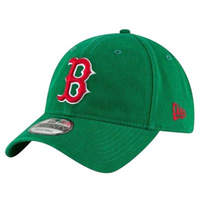 Boston Red Sox Men's Green Core Classic New Era 9Twenty Adjustable Hat Boston Red Sox Men's Green Core Classic New Era 9Twenty Adjustable Hat