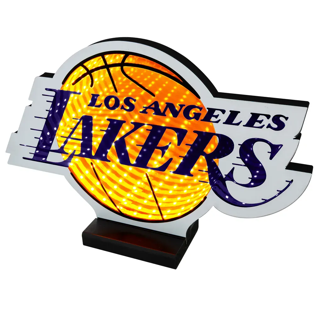 Los Angeles Lakers LED Infinity Logo Light Los Angeles Lakers LED Infinity Logo Light