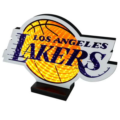 Los Angeles Lakers LED Infinity Logo Light Los Angeles Lakers LED Infinity Logo Light