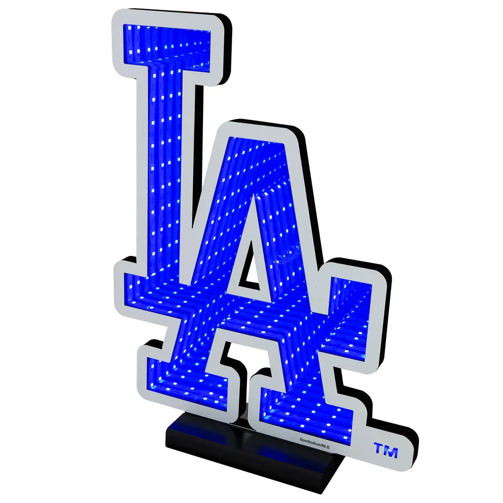 Los Angeles Dodgers LED Infinity Logo Light Los Angeles Dodgers LED Infinity Logo Light