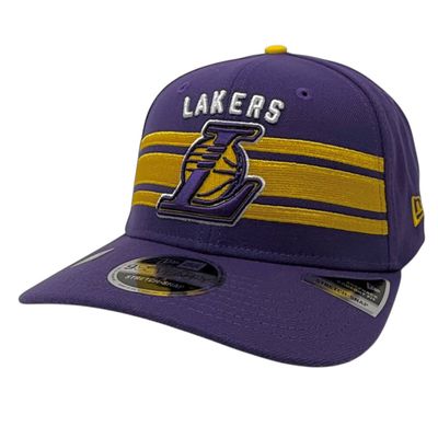 Los Angeles Lakers Men's Purple New Era NBA 2026 Tipoff 9SEVENTY Stretch Snap Adjustable Hat Los Angeles Lakers Men's Purple New Era NBA 2026 Tipoff 9SEVENTY Stretch Snap Adjustable Hat