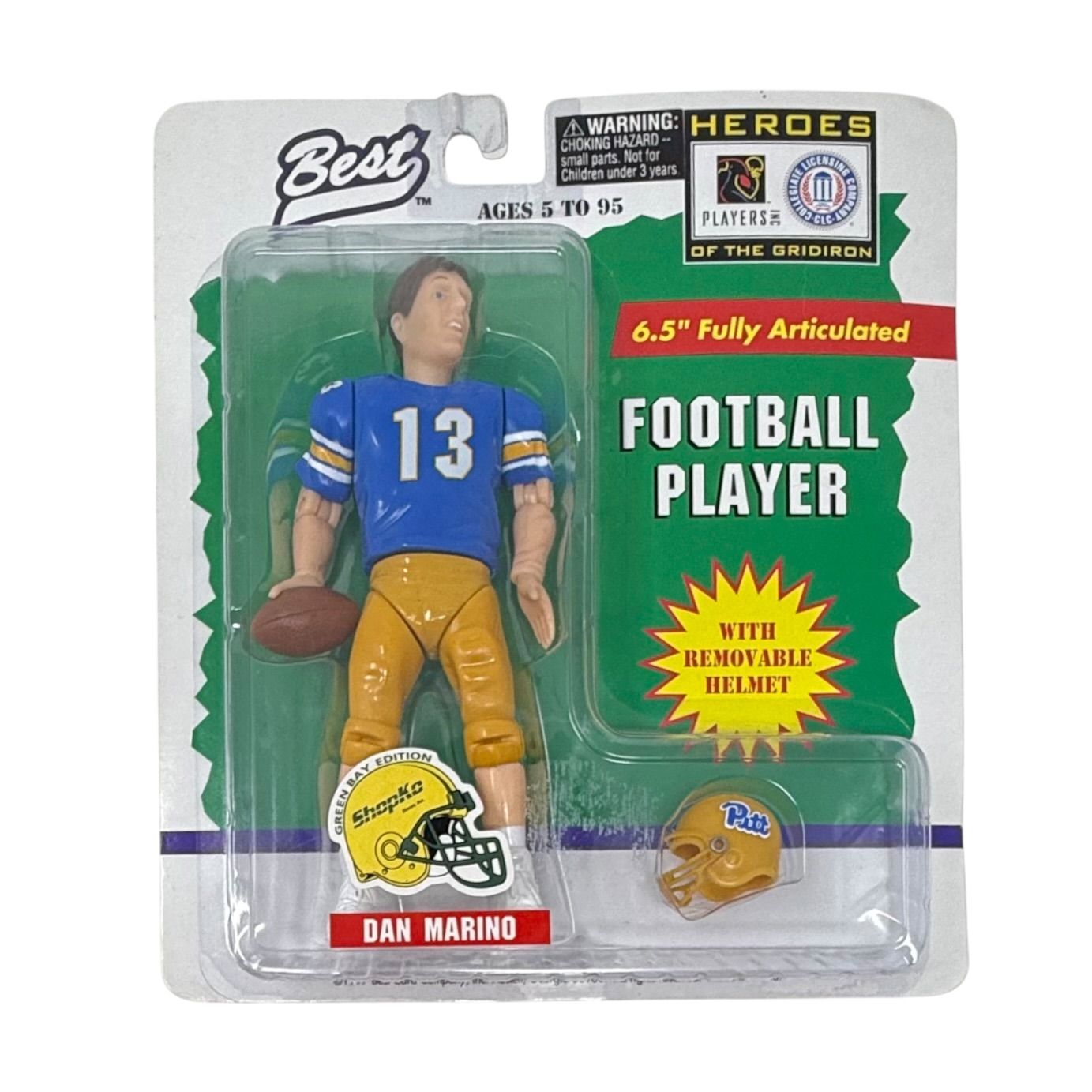 Pitt Panthers Dan Marino Heroes of the Gridiron Football Figure