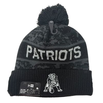 New England Patriots Men’s Historic NFL Salute to Service Cuffed Pom Knit Hat New England Patriots Men’s Historic NFL Salute to Service Cuffed Pom Knit Hat