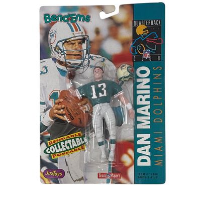 Miami Dolphins Dan Marino NFL Quarterback Club 5" Bend-Ems Figure