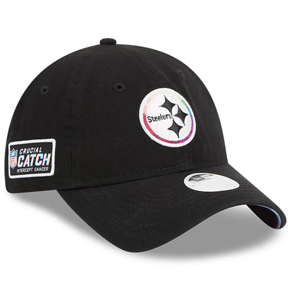 Pittsburgh Steelers Women’s New Era Black NFL Crucial Catch 9TWENTY Adjustable Hat Pittsburgh Steelers Women’s New Era Black NFL Crucial Catch 9TWENTY Adjustable Hat