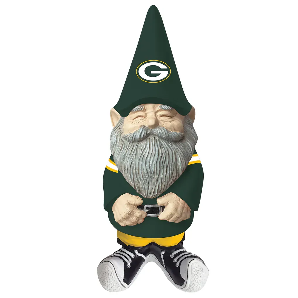 Green Bay Packers 11'' Resin Garden Gnome Green Bay Packers 11'' Resin Garden Gnome