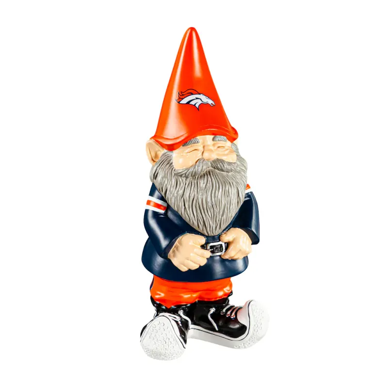 Denver Broncos 11'' Resin Garden Gnome Denver Broncos 11'' Resin Garden Gnome