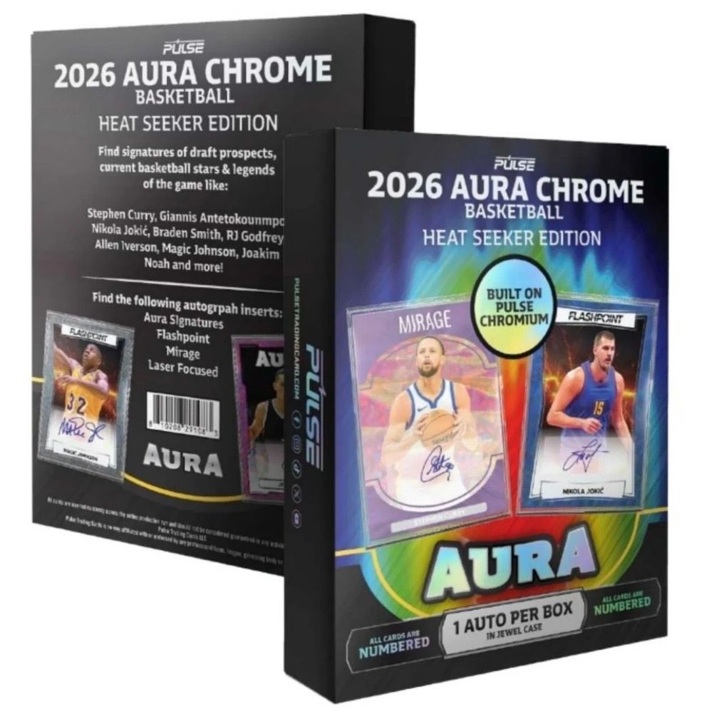 2026 Pulse Aura Chrome Basketball Heat Seeker Box 2026 Pulse Aura Chrome Basketball Heat Seeker Box