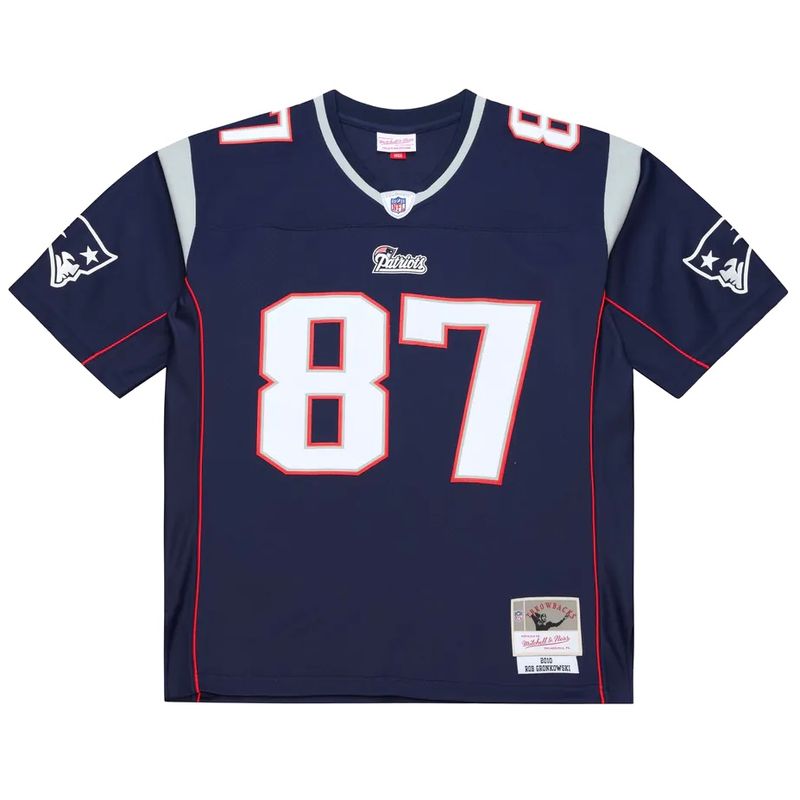 New England Patriots Rob Gronkowski 2010 Blue Mitchell & Ness Men's Legacy Jersey New England Patriots Rob Gronkowski 2010 Blue Mitchell & Ness Men's Legacy Jersey