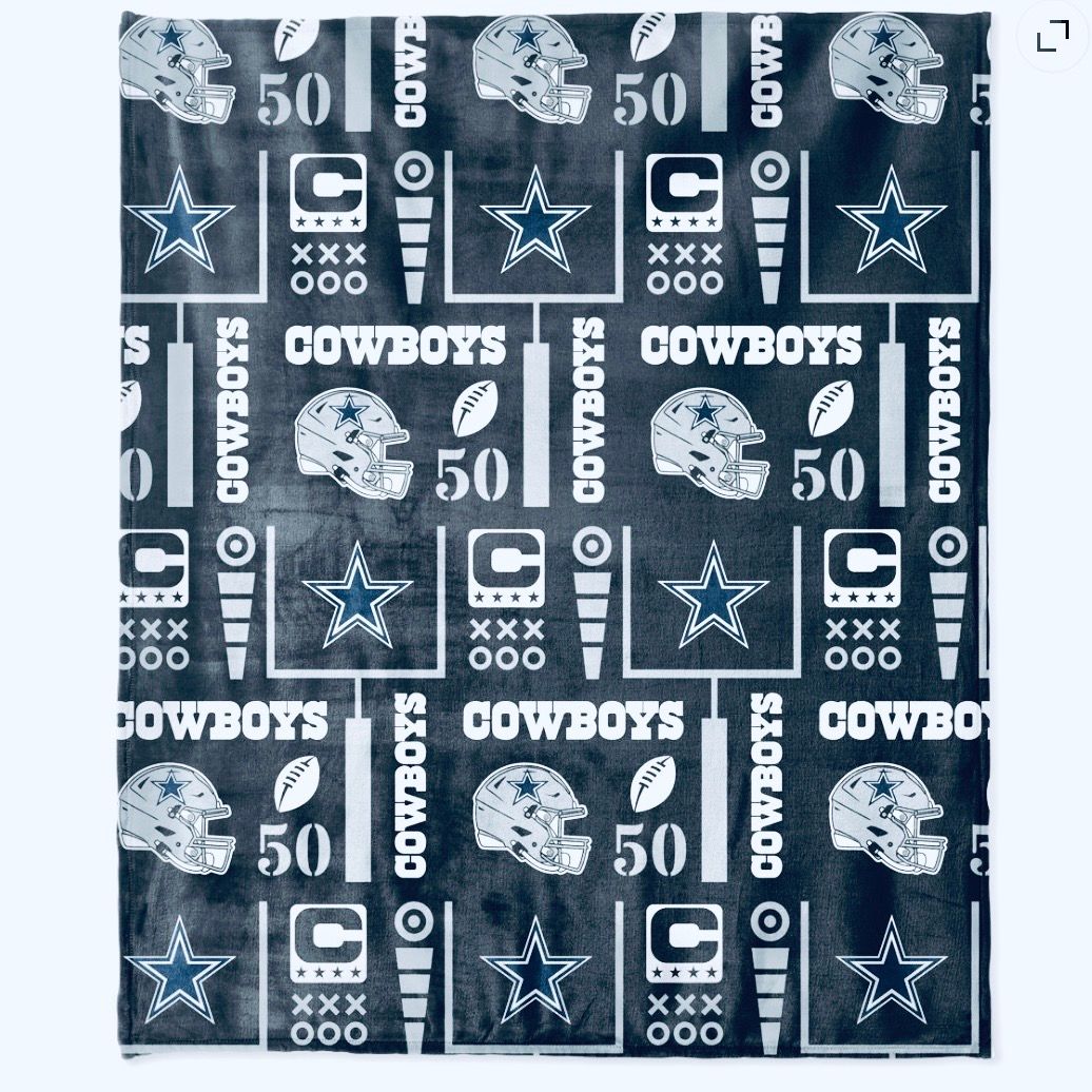 Dallas Cowboys 50 Dallas Cowboys 50" x 60" Navy Team Spirit Ultra Soft Throw & Plush
