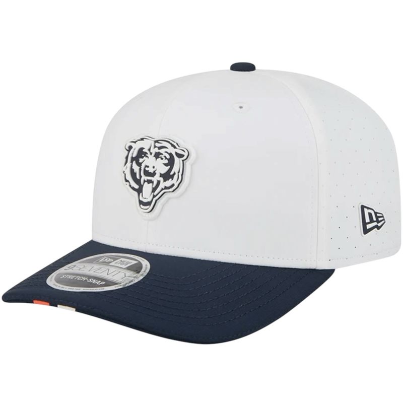 Chicago Bears Men’s White New Era NFL Training Camp 9SEVENTY Adjustable Hat