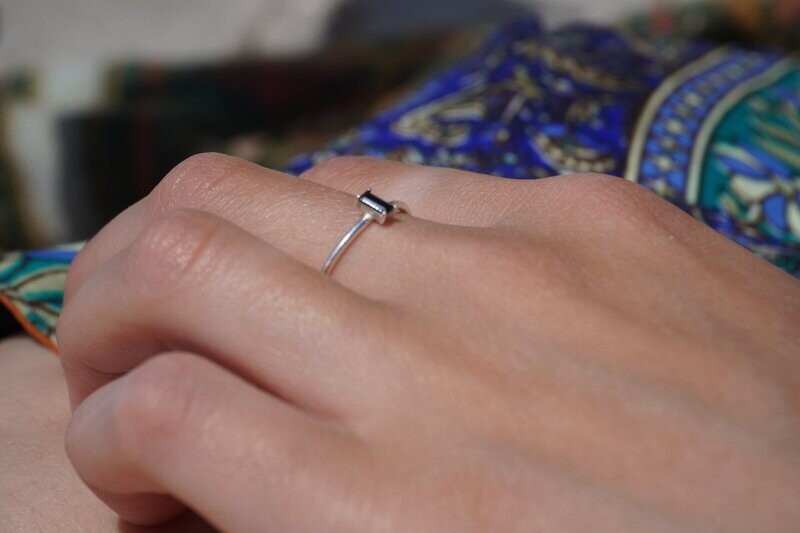 Bague Colori noire