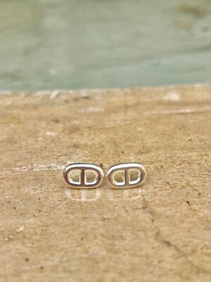 Boucles plaquées argent