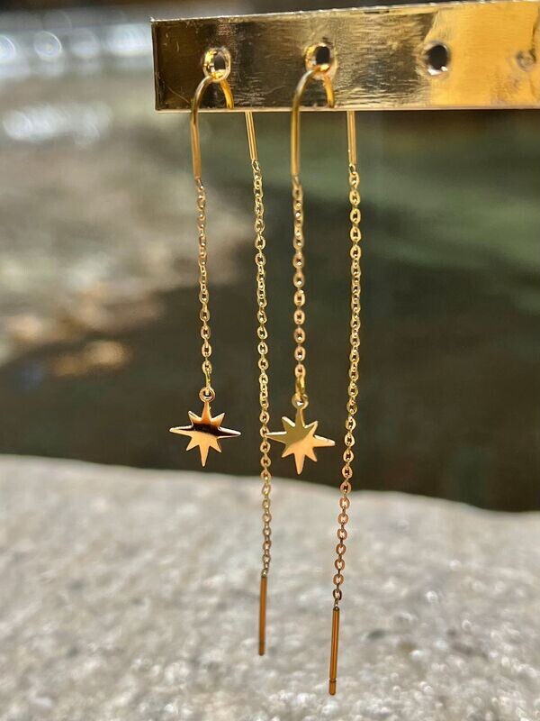 Boucles pendantes Étoile