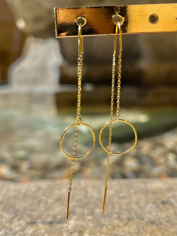 Boucles pendantes Cercle
